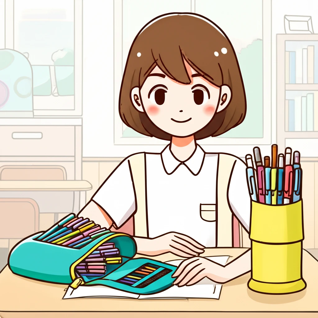 중학생 대용량 필통 수납 효율성과 튼..