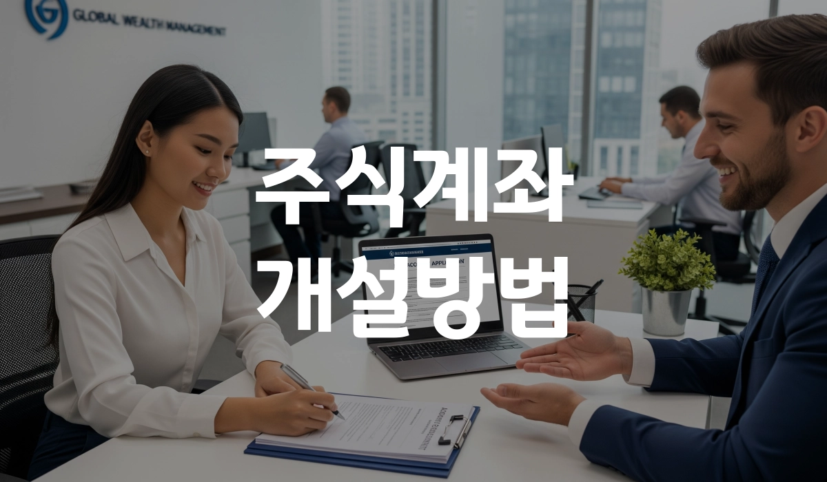 주식계좌 개설방법 비대면 자녀개통 총정리 포스팅 섬네일