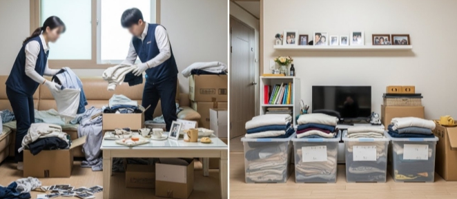 문경 고독사청소중