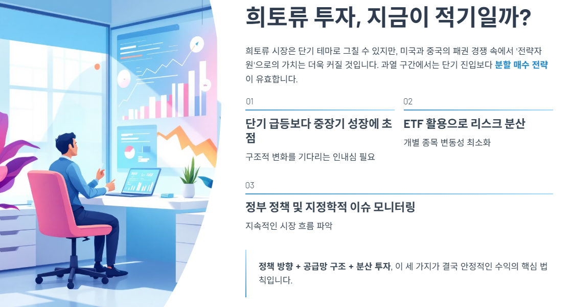 희토류 투자, 지금이 적기일까?