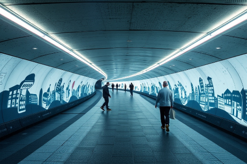 지하 공간에 대한 이미지입니다.