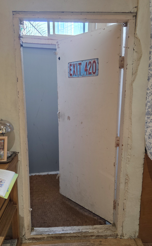 커비커피 2층으로 올라가는 문