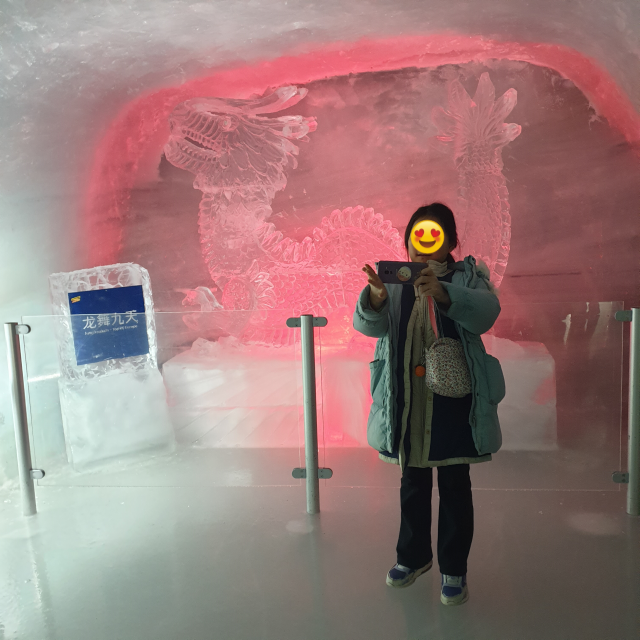 융프라우요흐 얼음궁전 - 얼음 용