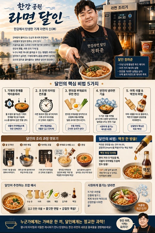 한강공원라면달인-정하준-생활의달인