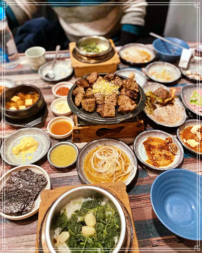 단양 대명리조트 맛집 마늘떡갈비 한정식