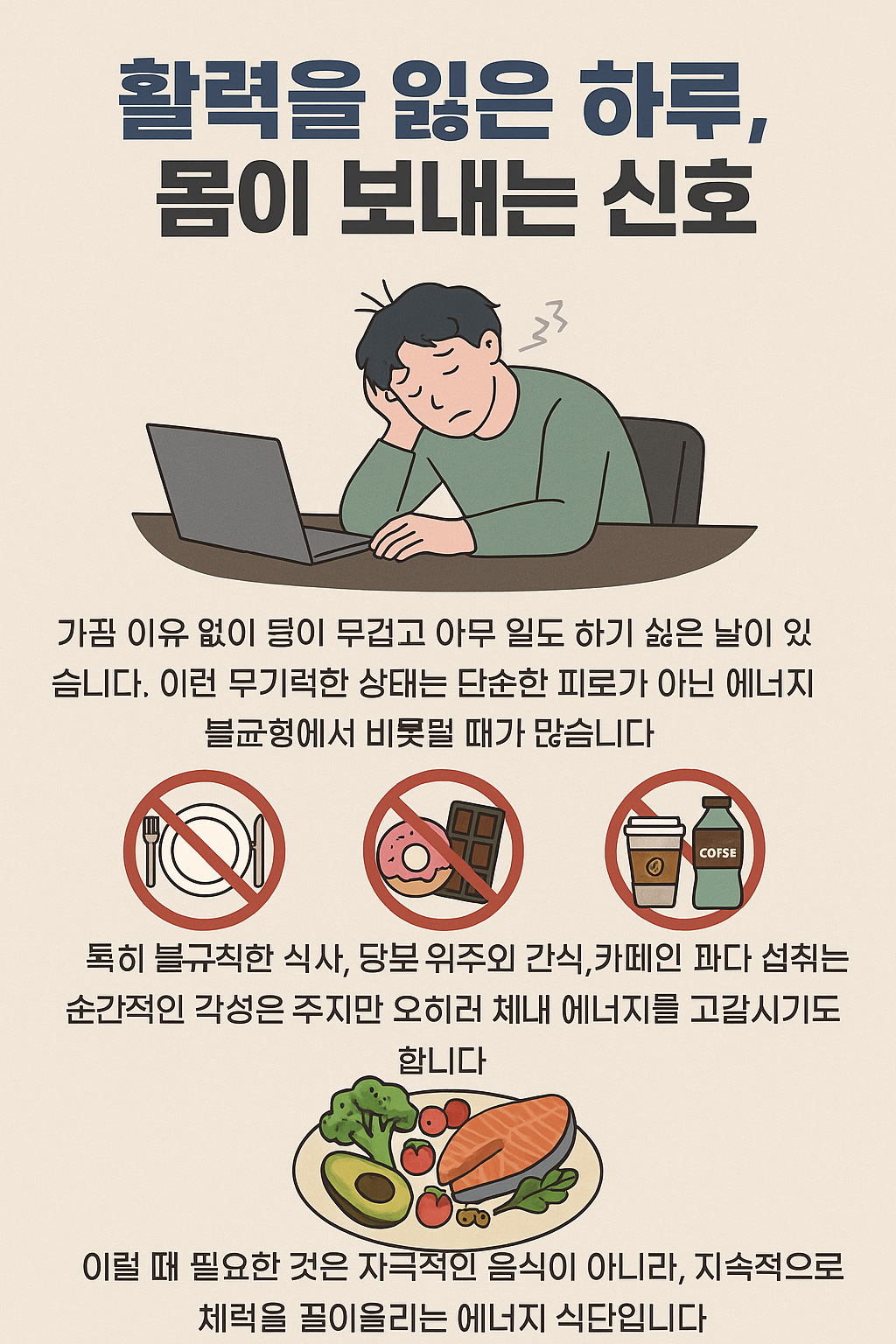 무기력할 때 기운나는 에너지 식단