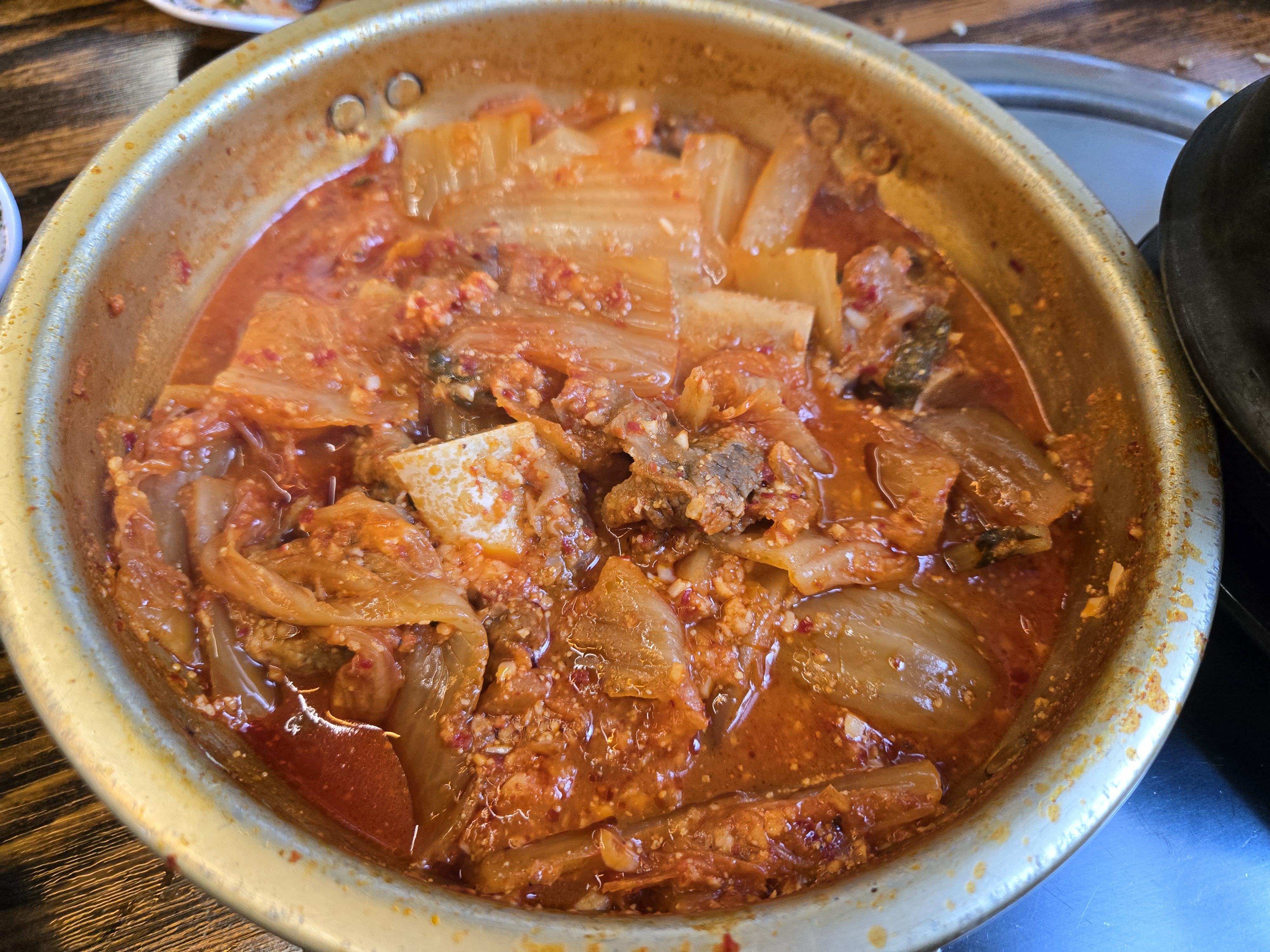 경북 안동 맛집 우정숯불갈비 묵은지 찜