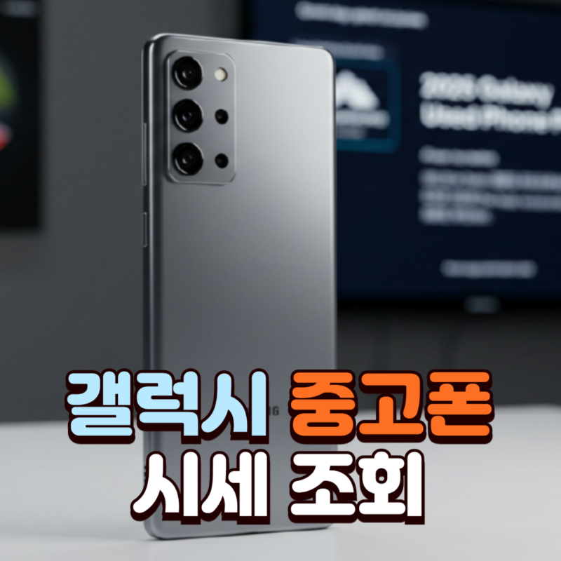 갤럭시 중고폰 시세