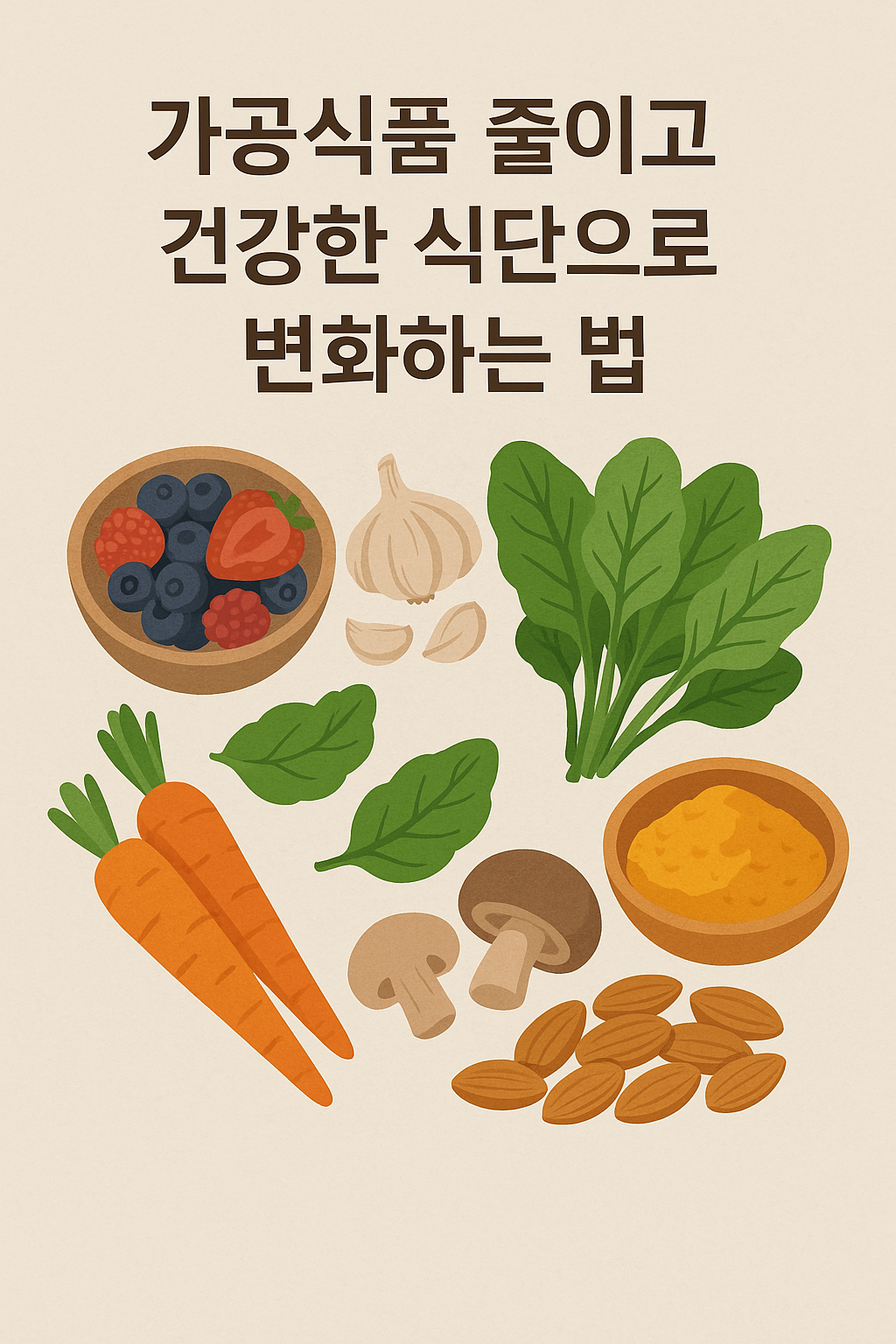 가공식품 줄이고 건강한 식단으로 변화하는 법