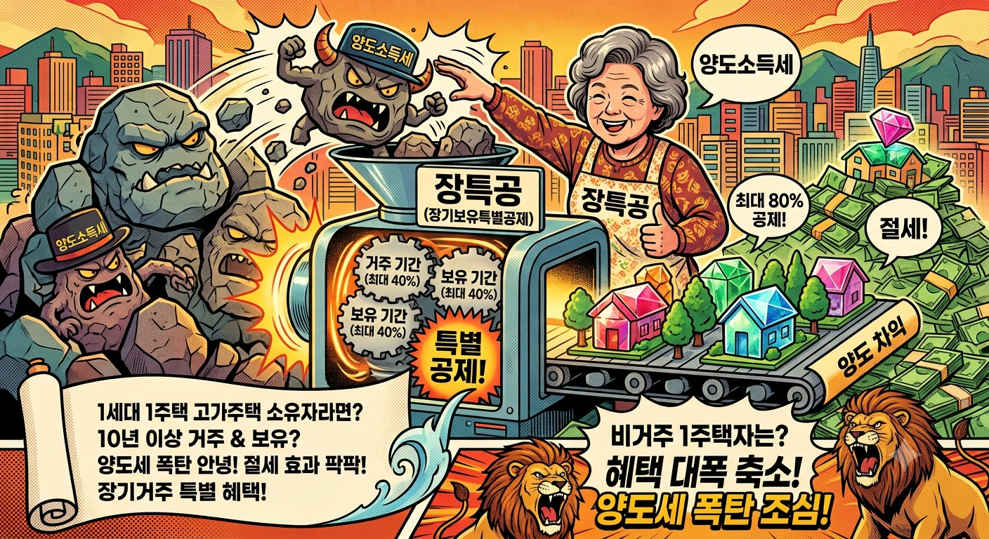 뜨거운 논의 '장특공(장기보유특별공제)' 개편