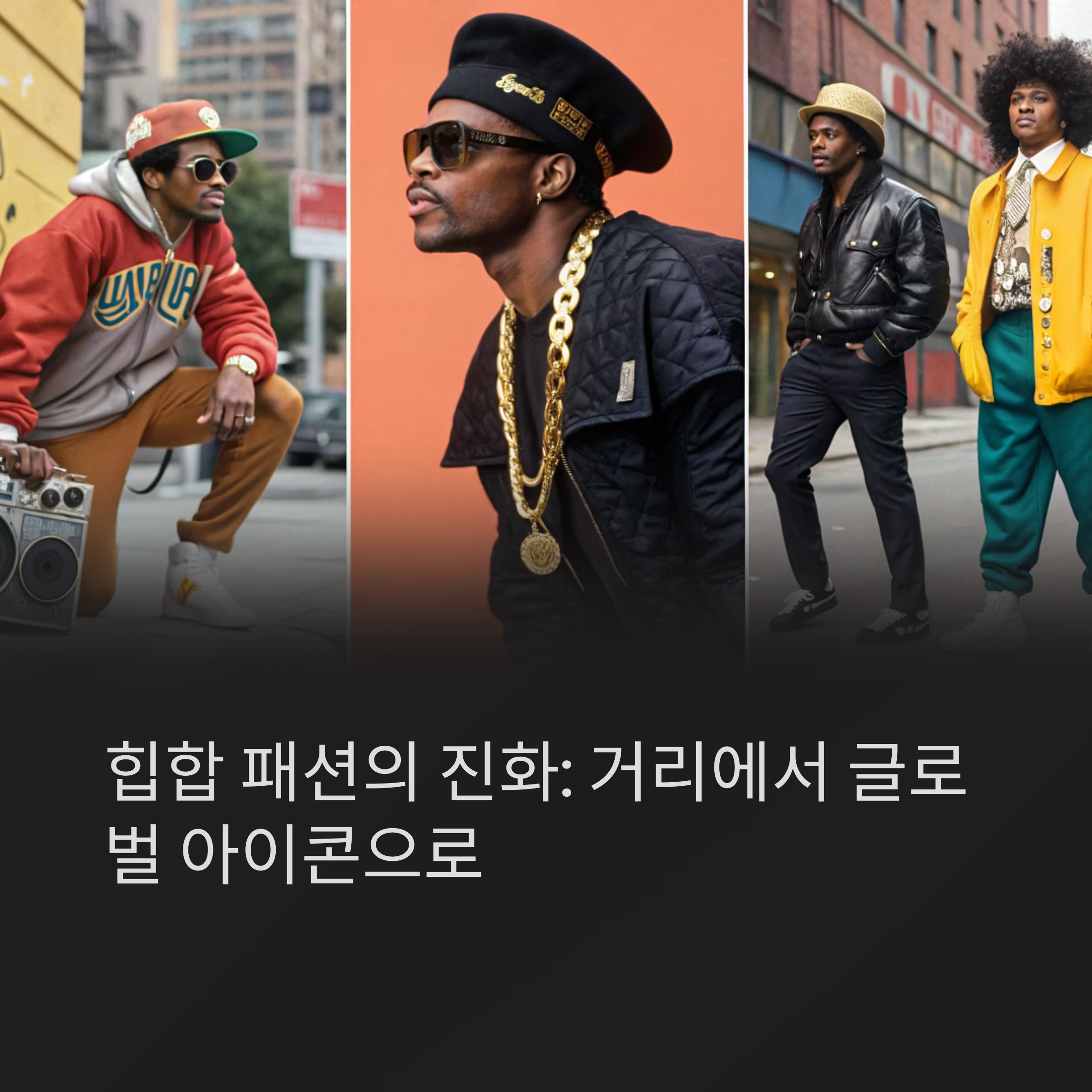 힙합 패션의 진화 – 서브컬처 스트릿 패션의 아이콘들