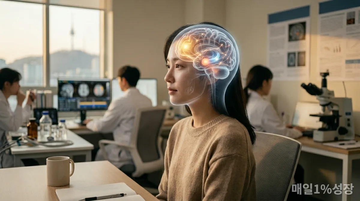 회복 탄력성과 관련된 뇌의 핵심 영역