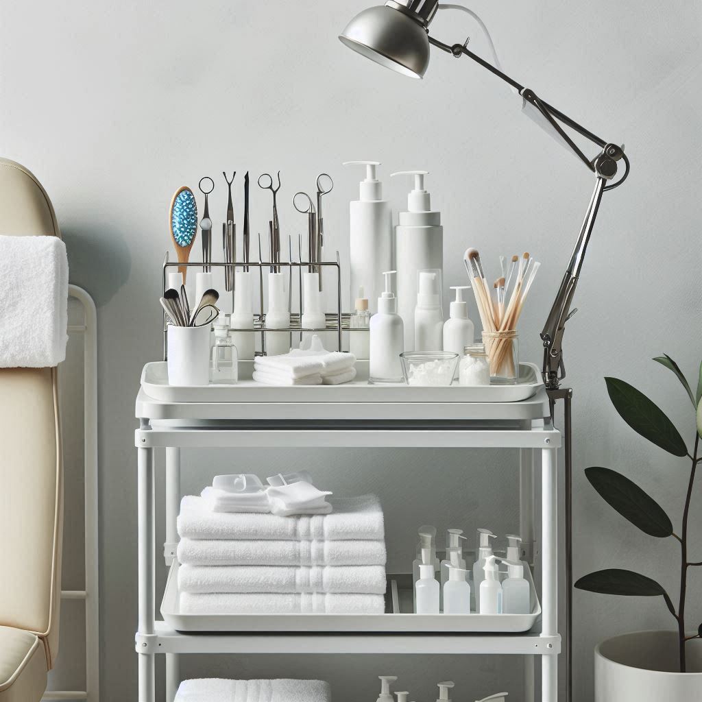 피부,체형관리 샵 배경