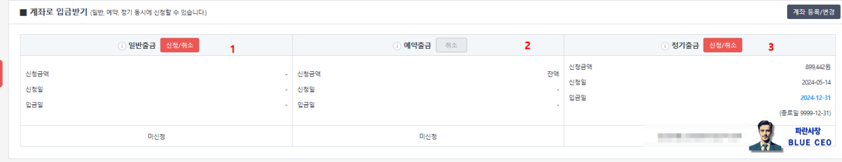 롯데온-판매자-홈페이지-출금방법-3가지-일반출금-예약출금-정기출금
