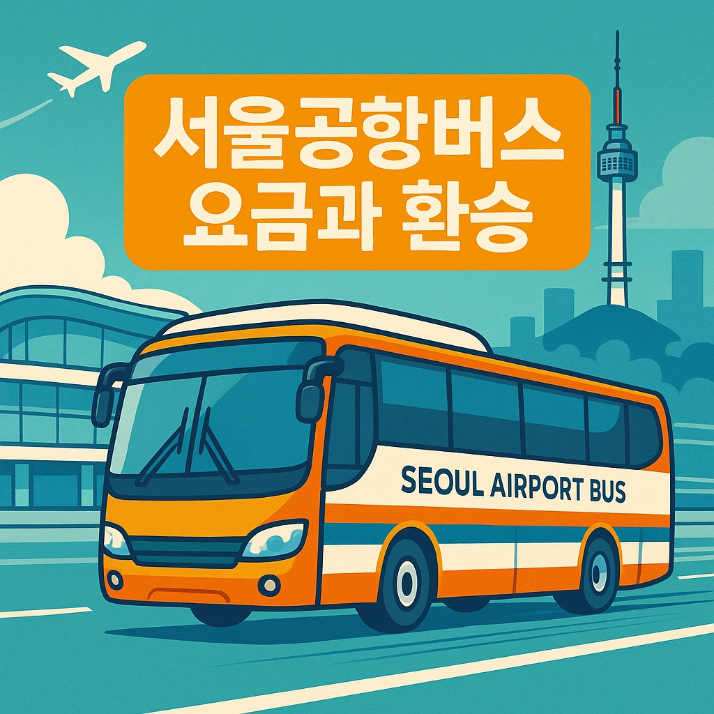 서울공항버스 요금과 환승