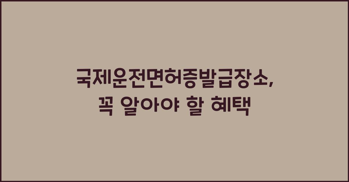 ๊ตญ์ ์ด์ ๋ฉดํ์ฆ๋ฐ๊ธ์ฅ์
