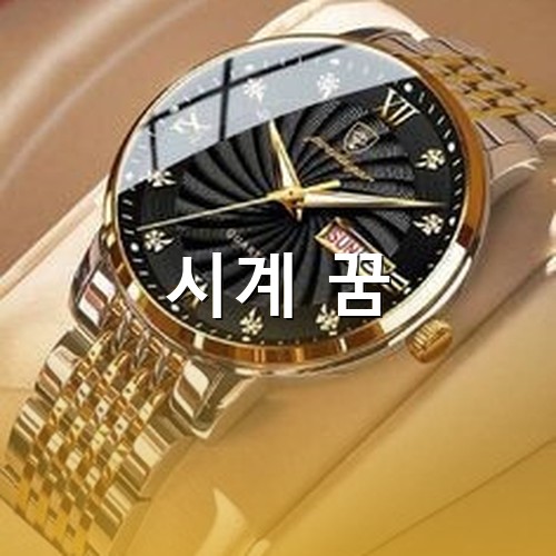 예물로-쓰이는-반짝이는-금줄로된-스위스-명품시계