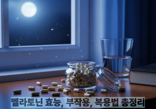 멜라토닌 효능, 부작용, 복용법 총정리