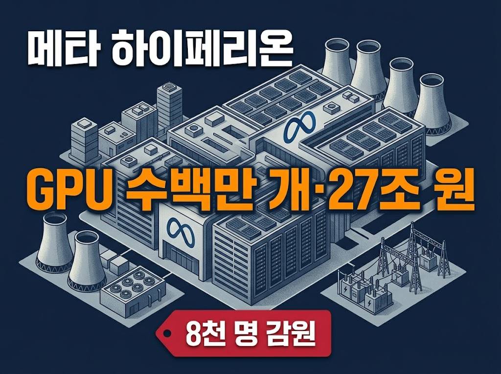 메타 하이페리온, GPU 수백만 개&middot;5GW 초거대 데이터센터