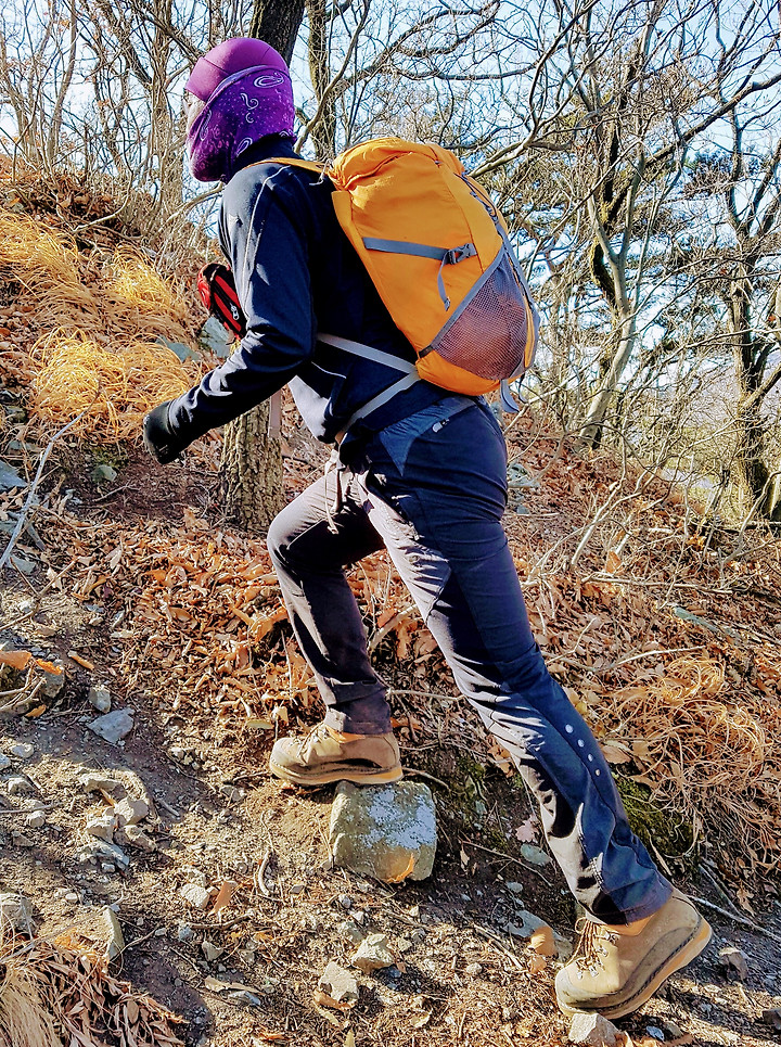 올바른 등산 자세