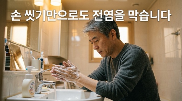 결막염 전염 예방 손 씻기"