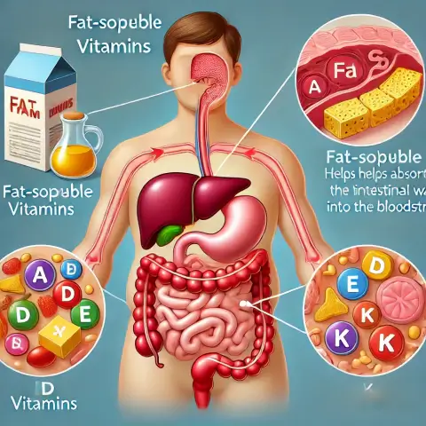 지용성비타민-흡수과정