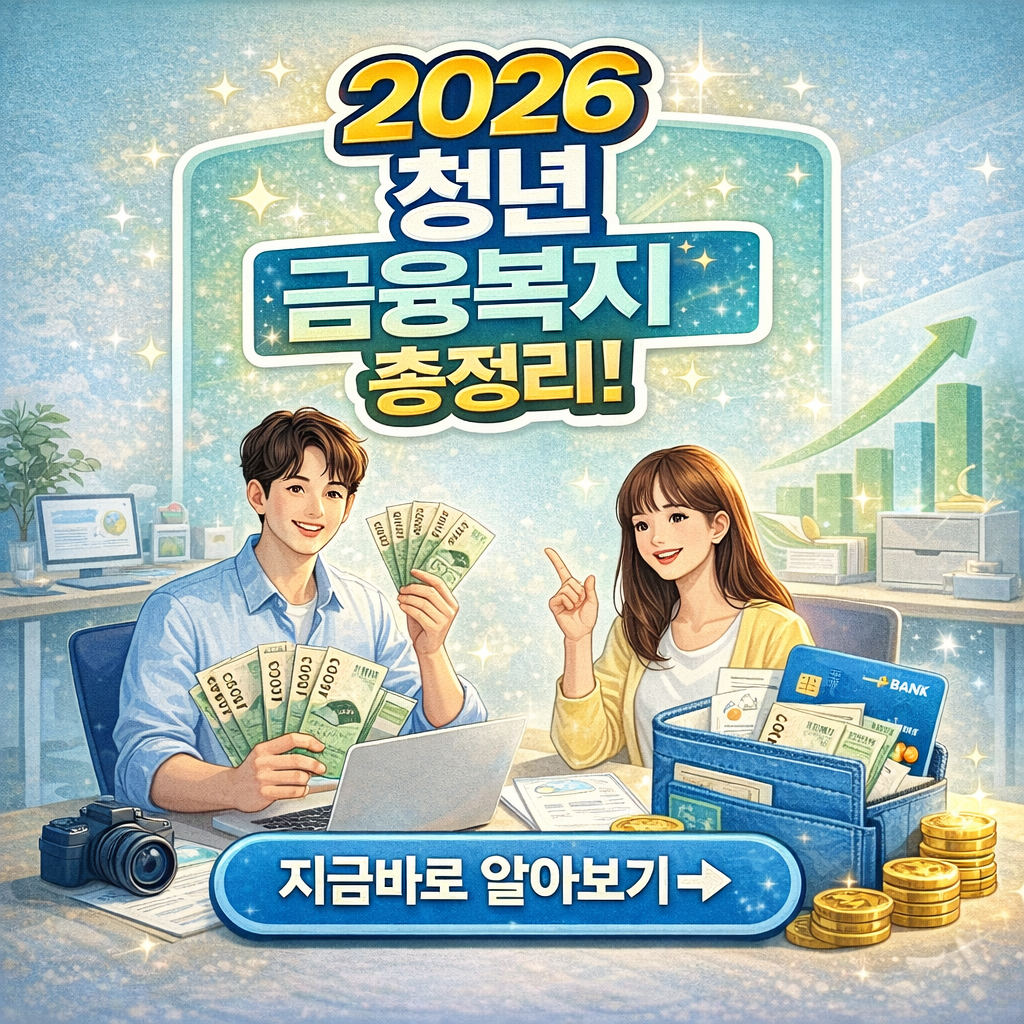 청년이라면 꼭 알아야 할 2026 금융복지 혜택 ❘ 긴급생활자금&middot;저축계좌 지원