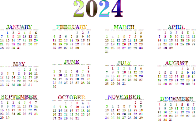 2024년 달력