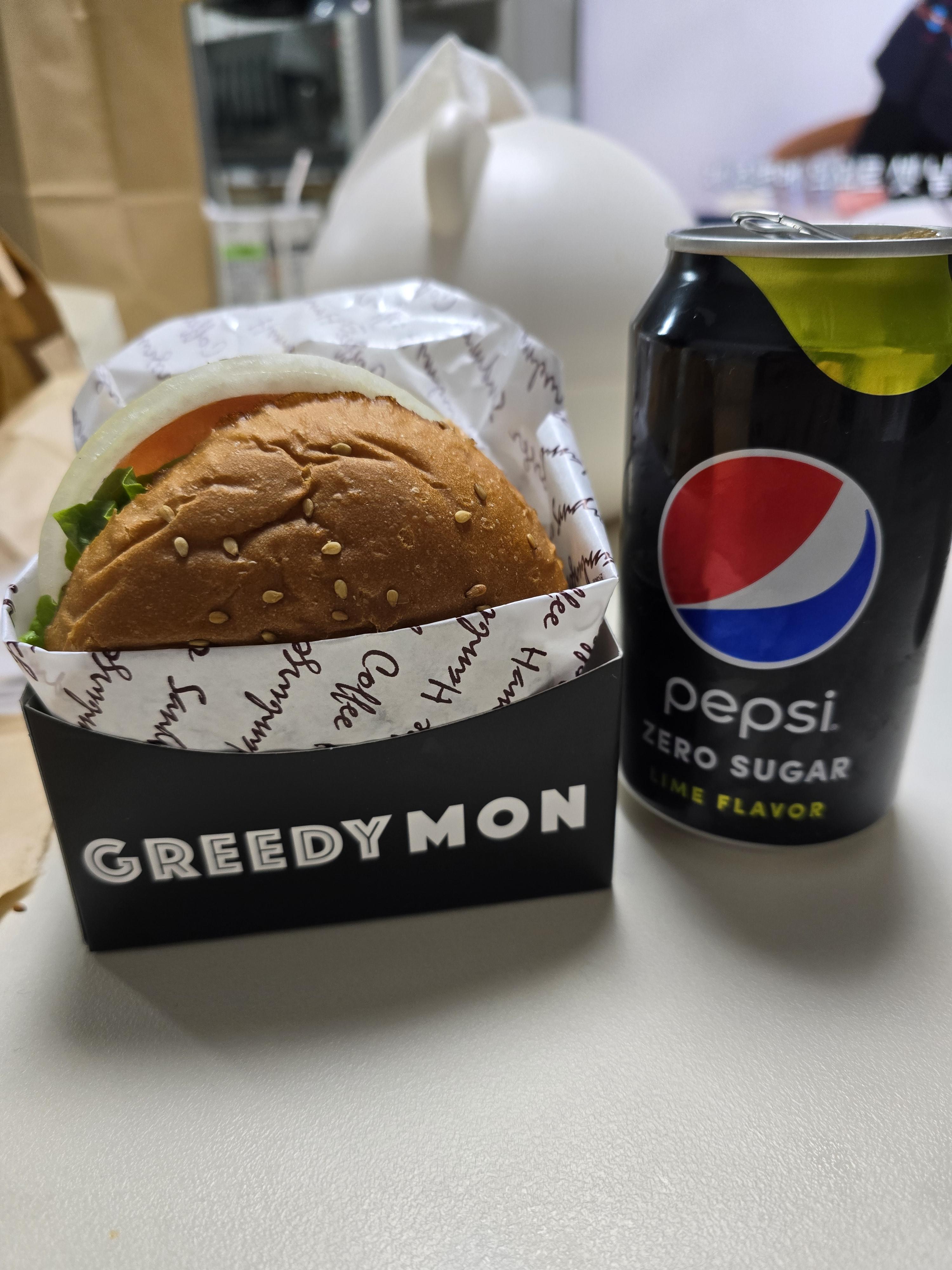 햄버거 콜라