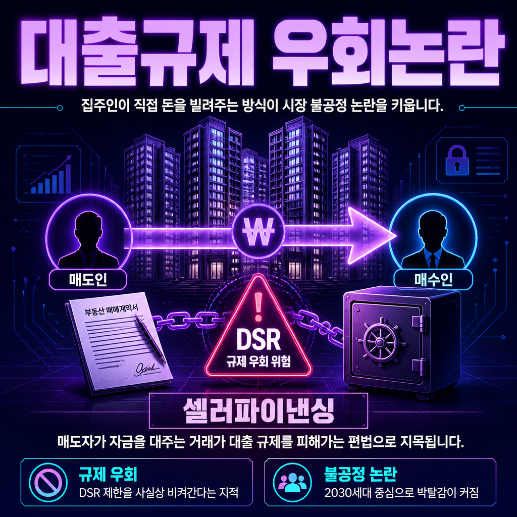 대출규제 우회논란