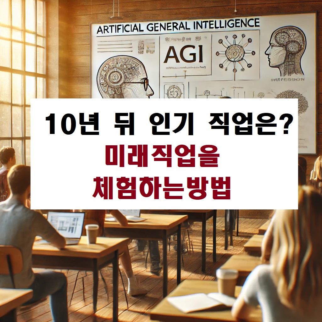 10년 뒤 인기 직업은? 미래직업을 체험하는 방법