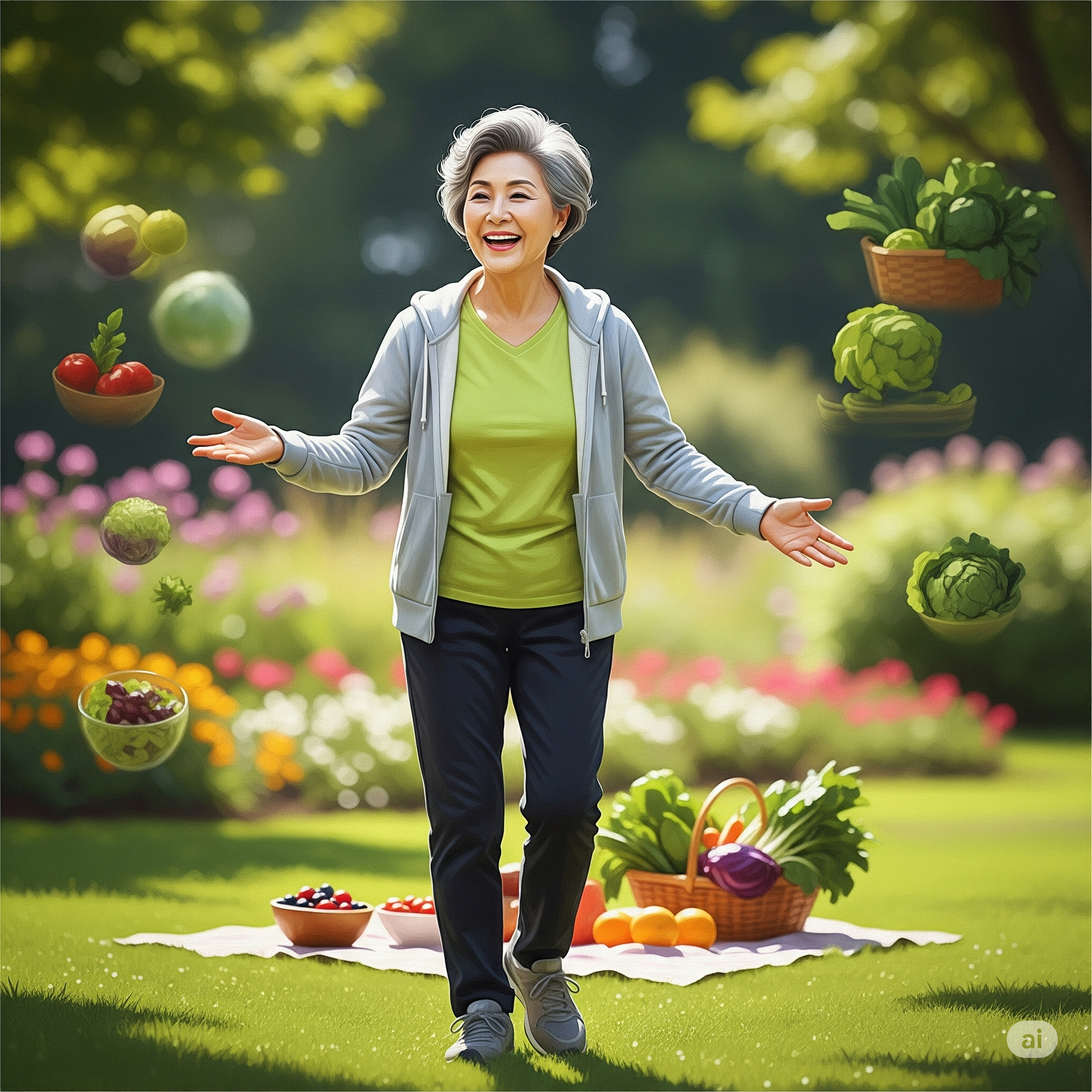 활력 넘치는 60대를 위한 다이어트