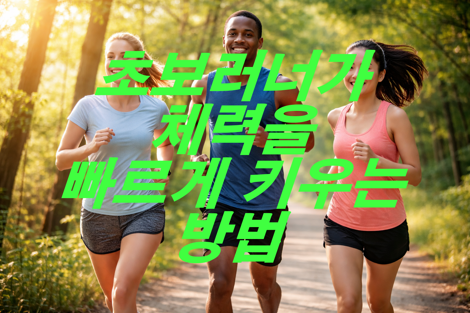 초보 러너가 체력을 빠르게 키우는 방법