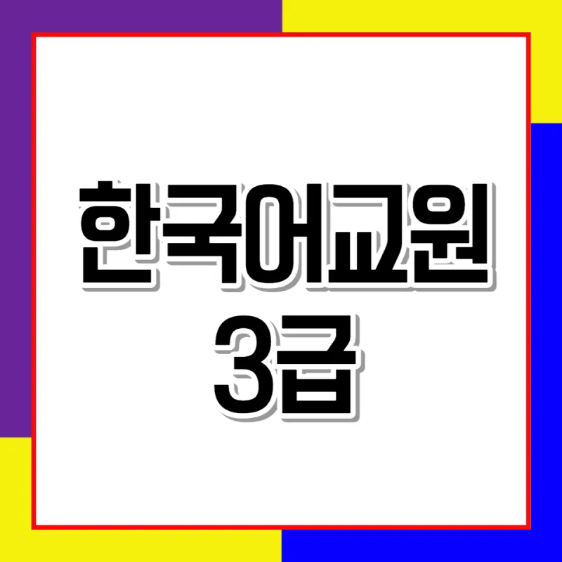 한국어교원 3급 취득과정 교육이수 요건 비용 활동분야_7