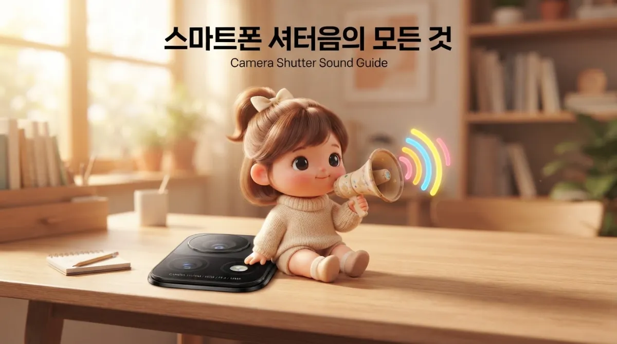 스마트폰 카메라 셔터를 강제하는 국가들의 정책을 비교 설명하는 이미지
