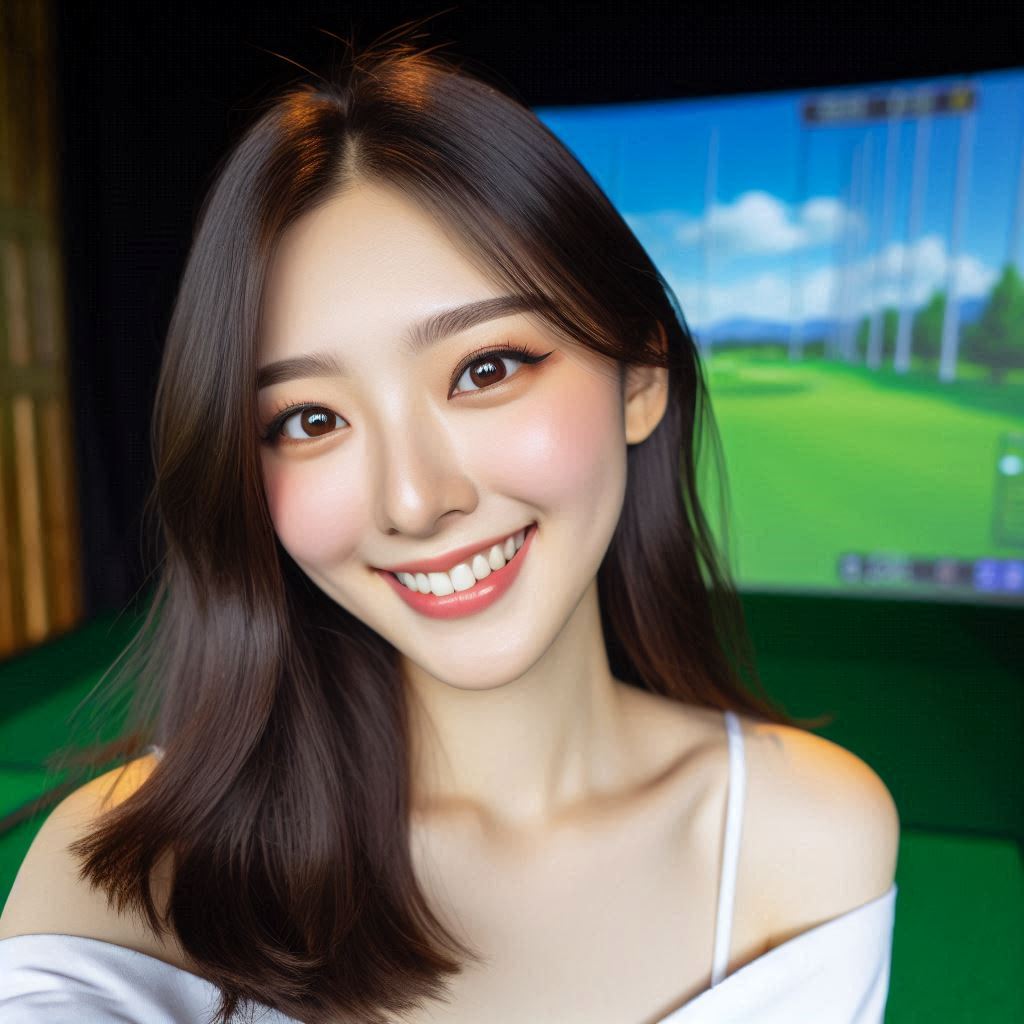 스크린골프장 배경