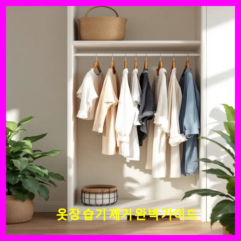 옷장 습기 제거 완벽 가이드