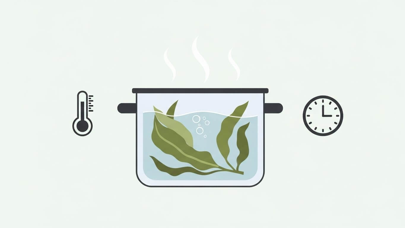 1. 다시마 육수의 핵심: 온도와 시간 조절