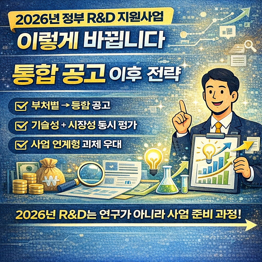 2026년 R&amp;D 지원사업