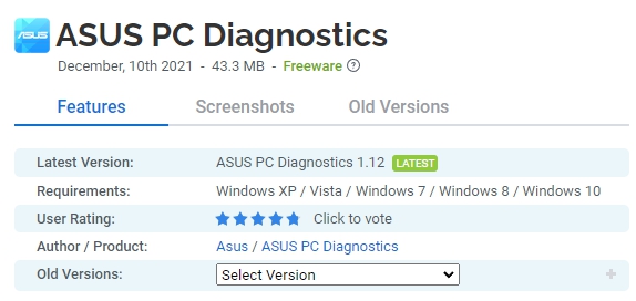 ASUS-PC-Diagnostics