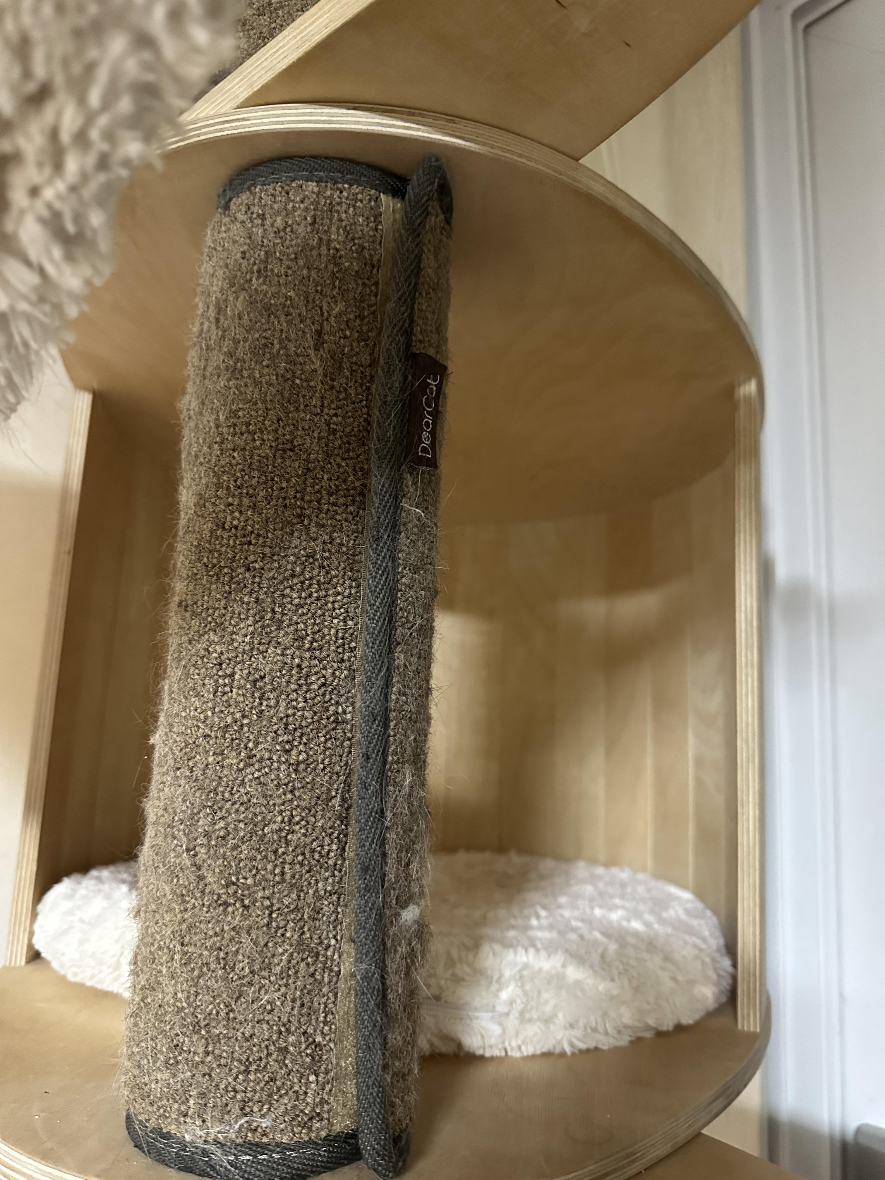 디어캣 캣폴 기둥 스크래쳐 카펫을 교체했다 (feat.신난 냥냥이들 반응)