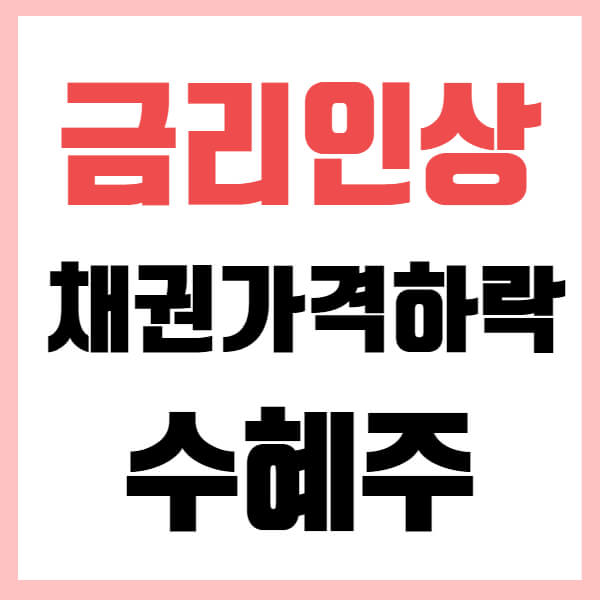 금리 인상 수혜주