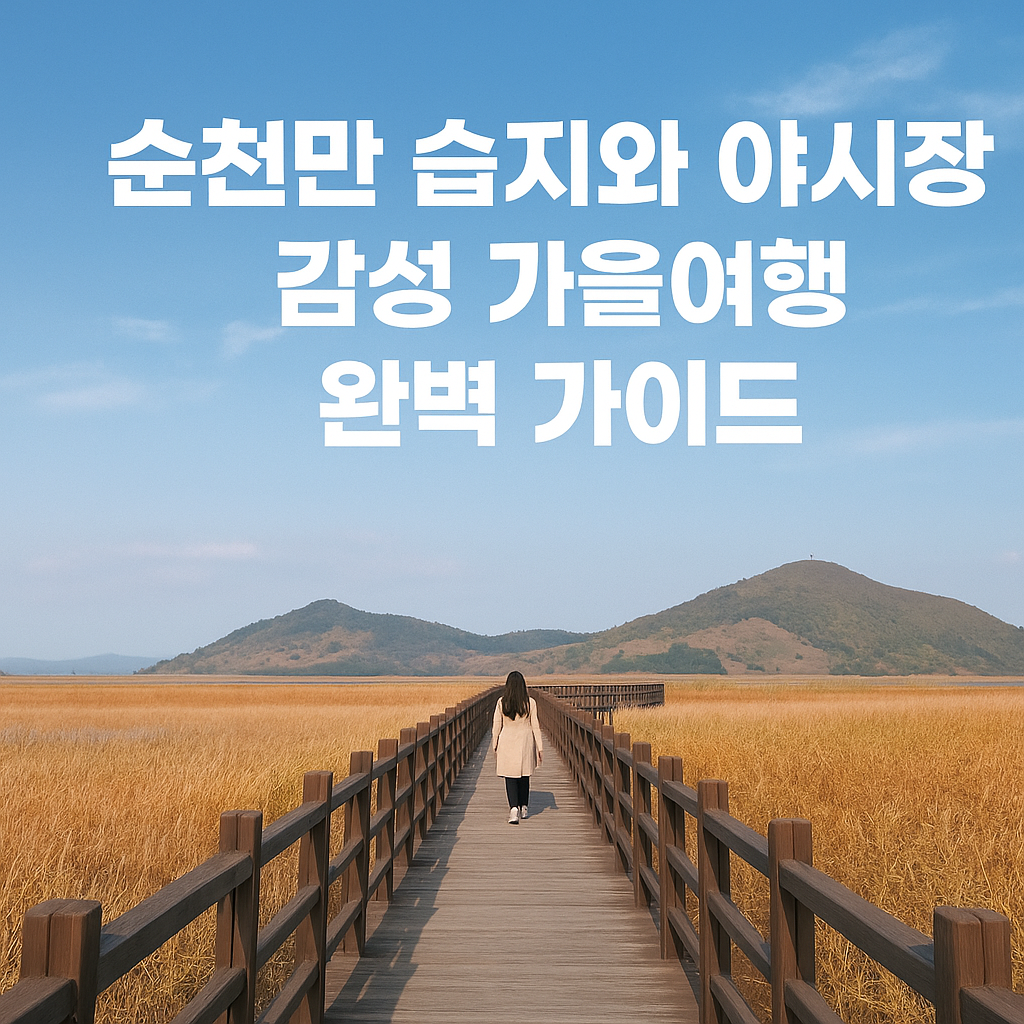 순천만 습지와 야시장 감성 가을여행 완벽 가이드 관련사진.