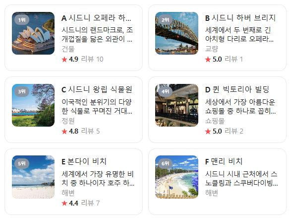 호주 시드니 7월 날씨 옷차림 추천 여행지