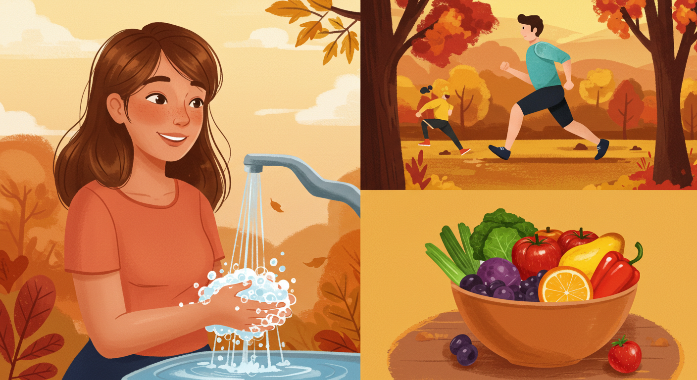 가을감기 예방하는 건강 습관