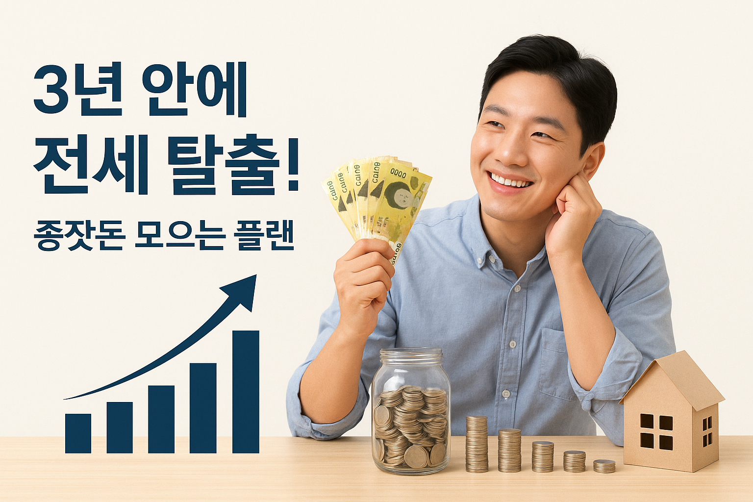 3년 안에 전세 탈출! 종잣돈 모으는 플랜