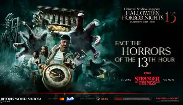 싱가포르 유니버셜 스튜디오 할로윈 호러 나이트 13, 넷플릭스 '기묘한 이야기' 테마의 으스스한 분위기