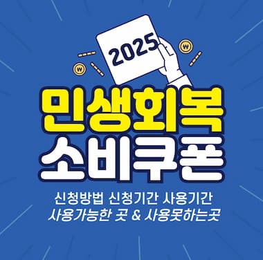2025년7월민생회복소비쿠폰