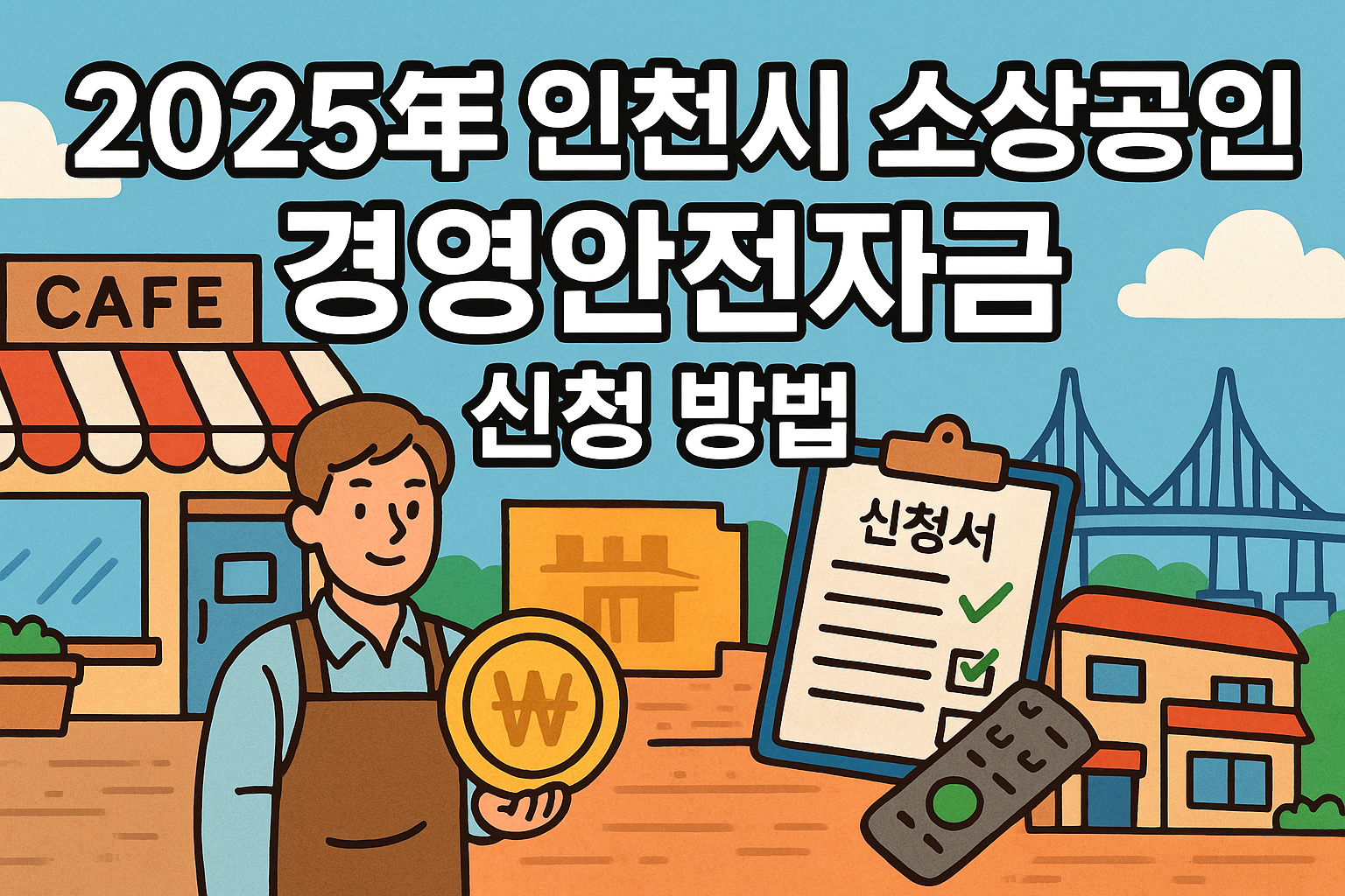 2025년 인천시 소상공인 경영안전자금 신청 방법, 혜택 총정리