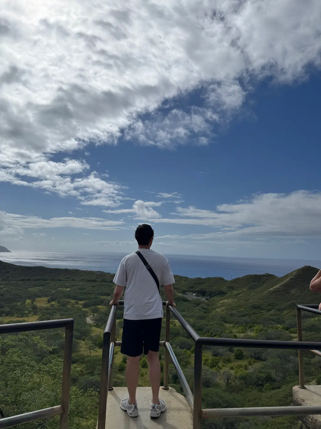 다이아몬드 헤드 정상에서 찍은 사진